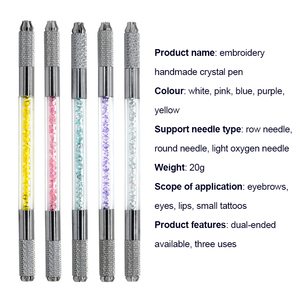 Pluma Manual de Microblading de Acero Inoxidable para Tatuaje de Cejas, para Maquillaje Permanente PMU, Uso Profesional en Estudio - Product Image 6