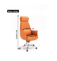 Ensemble de bureau Patron peint haut de gamme de luxe Ensemble table et chaise de bureau moderne de qualité supérieure pour gestionnaires et présidents