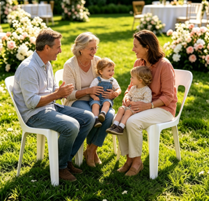 Modern Stackable <strong>Plastic</strong> <strong>Chair</strong> Comfortable Portable Design For Indoor/Outdoor Use Garden Furniture For Home Office Party Wedding - Product Image 3