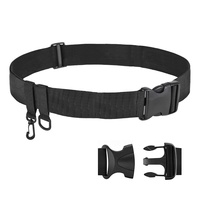 Support de canne à pêche portable, accessoire de pêche avec dispositif d'insertion de canne à pêche réglable à la taille, outil d'accessoires de pêche pour l'extérieur