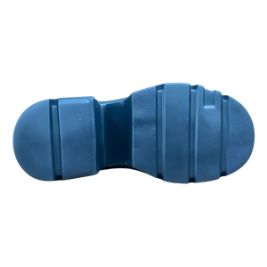 Semelles de chaussures pour femmes Kezhi personnalisables, bleues, à talons hauts, légères, antidérapantes, résistantes à l'usure, en PU, semelles décontractées pour femmes - Product Image 4
