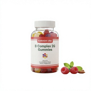 วิตามินบีคอมเพล็กซ์ 2G รสเบอร์รี่รวมชนิดกัมมี่ อาหารเสริมเพิ่มภูมิคุ้มกัน 60 เม็ด สำหรับผู้ใหญ่ - Product Image 1