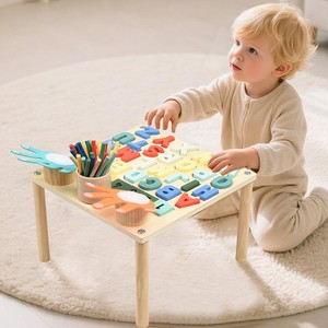 Nouveau jouet Montessori 2026 pour enfants : jeu d'apprentissage numérique des mathématiques et de l'<span class=keywords><strong>anglais</strong></span> pour tout-petits, jouet éducatif d'orthographe alphabétique - Product Image 3