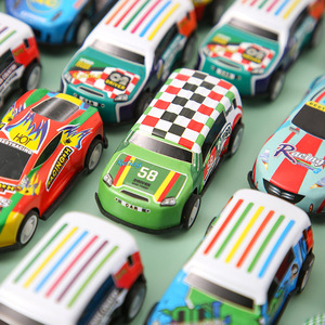 Voiture miniature en métal alliage, jouet à friction, modèle de véhicule miniature, corps en fonte, action de recul, style dessin animé, cadeau de jeu pour enfants - Product Image 6