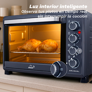 Grunkel Electric Convection Oven 38L 2000W Pro <b>Heat</b> Countertop Oven - Product Image 3