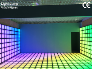 Tuiles de sol à induction, grille de saut, <span class=keywords><strong>parc</strong></span> d'attractions intérieur, nouvelle conception, jeu interactif de projection, activation de la grille LED - Product Image 2