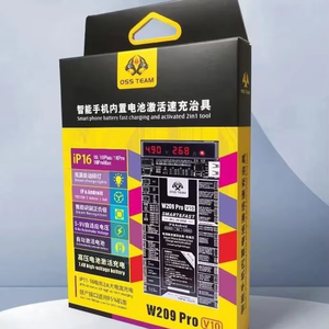 OSS W209 Pro V10<span class=keywords><strong>แบ</strong></span><span class=keywords><strong>ต</strong></span>เตอรี่สำหรับ iPhone 16 16Plus, 16Pro Max Samsung Xiaomi เครื่องตรวจจับแรงดันไฟฟ้าระบบแอนดรอยด์ - Product Image 1