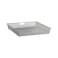 Panier de rangement ménager en treillis métallique à écailles de poisson, panier individuel modulaire extractible pour rangement de placard et armoire, support OEM