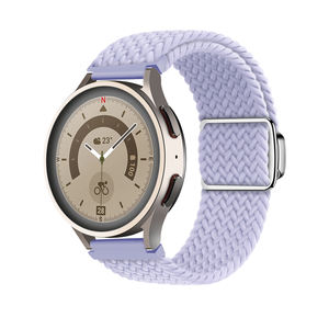 Bracelet magnétique tressé en nylon Forwelleny pour l'été, 20 mm 22 mm, pour Samsung Watch 6 Classic <span class=keywords><strong>Huawei</strong></span> <span class=keywords><strong>Mi</strong></span> <span class=keywords><strong>Band</strong></span> - Product Image 3