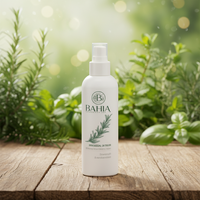 Hydrolat Pur Liquide de Laboratoire Bahia Fabriqué en Tunisie Sans Conservateurs Peaux Sensibles Applications Cosmétiques et Alimentaires Durée de Conservation 1 An