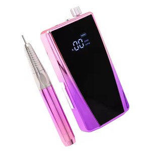 Modèle de batterie professionnel 45,000 tr/min avec établi de charge d'horloge, moteur sans balais, vernis à ongles et perceuse à ongles - Product Image 2