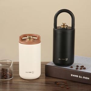 Thermos de luxe personnalisé de 450 ml pour femmes, en acier inoxydable 304, isolé, de haute qualité, bouteille à café et à eau portable, gobelet, tasse - Product Image 2