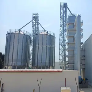 Silos para armazenamento de grãos 1000t Silos e secador para silos de milho e soja