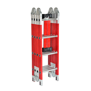 <span class=keywords><strong>Échelle</strong></span> industrielle multifonctionnelle <span class=keywords><strong>articulée</strong></span> en alliage d'aluminium pliable en fibre de verre de haute qualité avec isolation électrique - Product Image 3