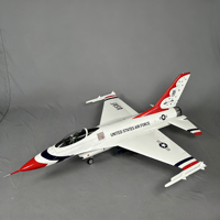 Nouveau pour FMS Hobby 6CH 2.4G EDC 64mm F16 Fighting Falcon Jet de combat RC PNP 40A ESC Moteur sans balais EPO 2.4G 6CH Télécommande
