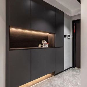 Zapatero para Sala de Estar, Pasillo, Entrada, Vestíbulo, Mueble Zapatero Pequeño, Multicapa, Madera Maciza, Personalizable, Moderno, con Almacenamiento en Forma de Cubo - Product Image 1