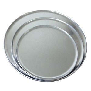 ถาดพิซซ่าอลูมิเนียมกลมขนาด18นิ้วถาดพิซซ่าอลูมิเนียมขนาด45ซม. ใช้ในเชิงพาณิชย์ - Product Image 1