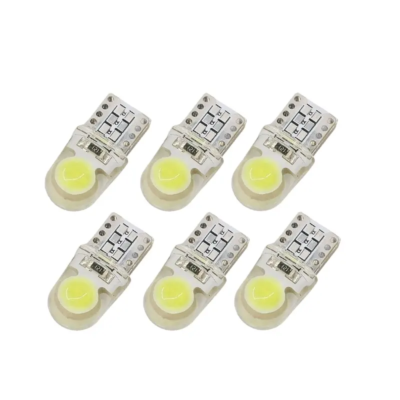 t10 socket super canbus COB led for car interior light silica gel 194 W5W Silicone 12v error free bule auto reading lamp bulb