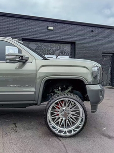 Jantes forgées concaves 22x10 26x12 22x14 24x14 26 <span class=keywords><strong>pouces</strong></span> 6x5.5 6x135 8x170 6/8 trous pour Chevrolet Silverado Ford F150 avec enjoliveurs flottants - Product Image 1