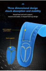 Стельки из пены с эффектом памяти для обуви, дезодорирующие Дышащие стельки для бега, ортопедические стельки для мужчин и женщин, новинка 2022