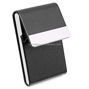 Portasigarette in Pelle con 7 Scomparti per Carte Bancarie e Tabacco - Product Image 1