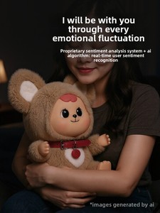 Juguete IA Bao-ao, Muñeca Inteligente con Diálogo IA, Acompañamiento Emocional, Educación Temprana, Memoria de Voz, Edición Platino - Product Image 3