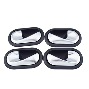 Poignée de porte intérieure avant arrière gauche droite argentée pour Renault Nissan <span class=keywords><strong>Dacia</strong></span> Opel Movano <span class=keywords><strong>B</strong></span> NV400 Sandero Logan <span class=keywords><strong>Duster</strong></span> - Product Image 1