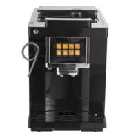 स्मार्ट नियंत्रण कॉफी निर्माता एक टच कॉफी CupWarming प्लेट एलईडी टच स्क्रीन दूध फोम प्रणाली पूर्ण स्वचालित कॉफी मशीन