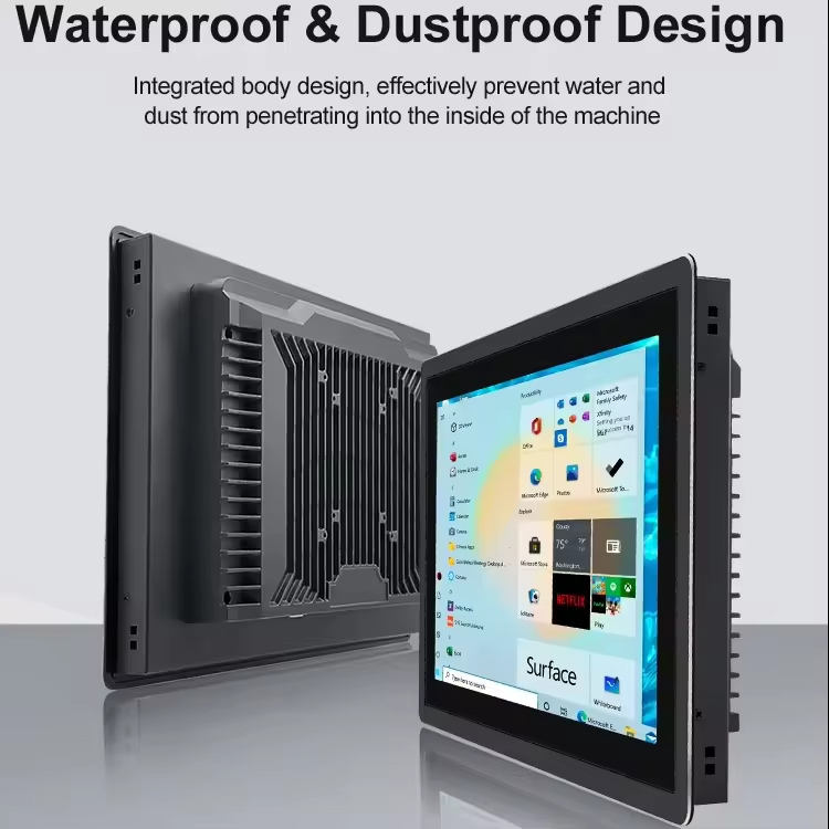 15.6 Inch Industrial Sunlight-readable IPS LCD Monitor Capacitive Touch Screen True Flat HD VGA Industrial Display
