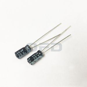 <span class=keywords><strong>Condensateur</strong></span> électrolytique en aluminium 10µF 25V 4x7mm 20% à travers trou, composant <span class=keywords><strong>électronique</strong></span> en gros, <span class=keywords><strong>condensateur</strong></span> électrolytique 10µF - Product Image 2