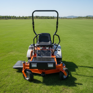 เครื่องตัดหญ้าแบบ Zero Turn ขนาด 7.5 แรงม้า สำหรับงานอุตสาหกรรม พร้อมระบบปรับความสูงและตะกร้าเก็บหญ้า - Product Image 1