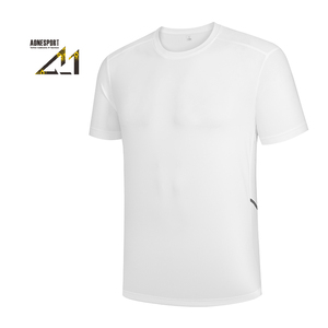 เสื้อยืดกีฬาผู้ชาย ผ้าสแปนเด็กซ์ ไนลอน แห้งเร็ว ระบายอากาศดี คอกลม แขนสั้น ทรงปกติ - Product Image 4