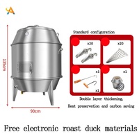 Rôtissoire commerciale automatique de four de poulet et de canard de haute qualité nouvel équipement de Restaurant en acier inoxydable chinois 220v