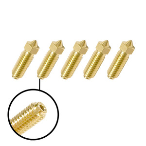 หัวฉีด Anycubic Kobra 3 รุ่น S1 S1C ทำจากทองเหลือง ขนาด 0.2 มม. 0.4 มม. 0.6 มม. 0.8 มม. 1.0 มม. สำหรับเครื่องพิมพ์ Kobra 3 Combo - Product Image 1