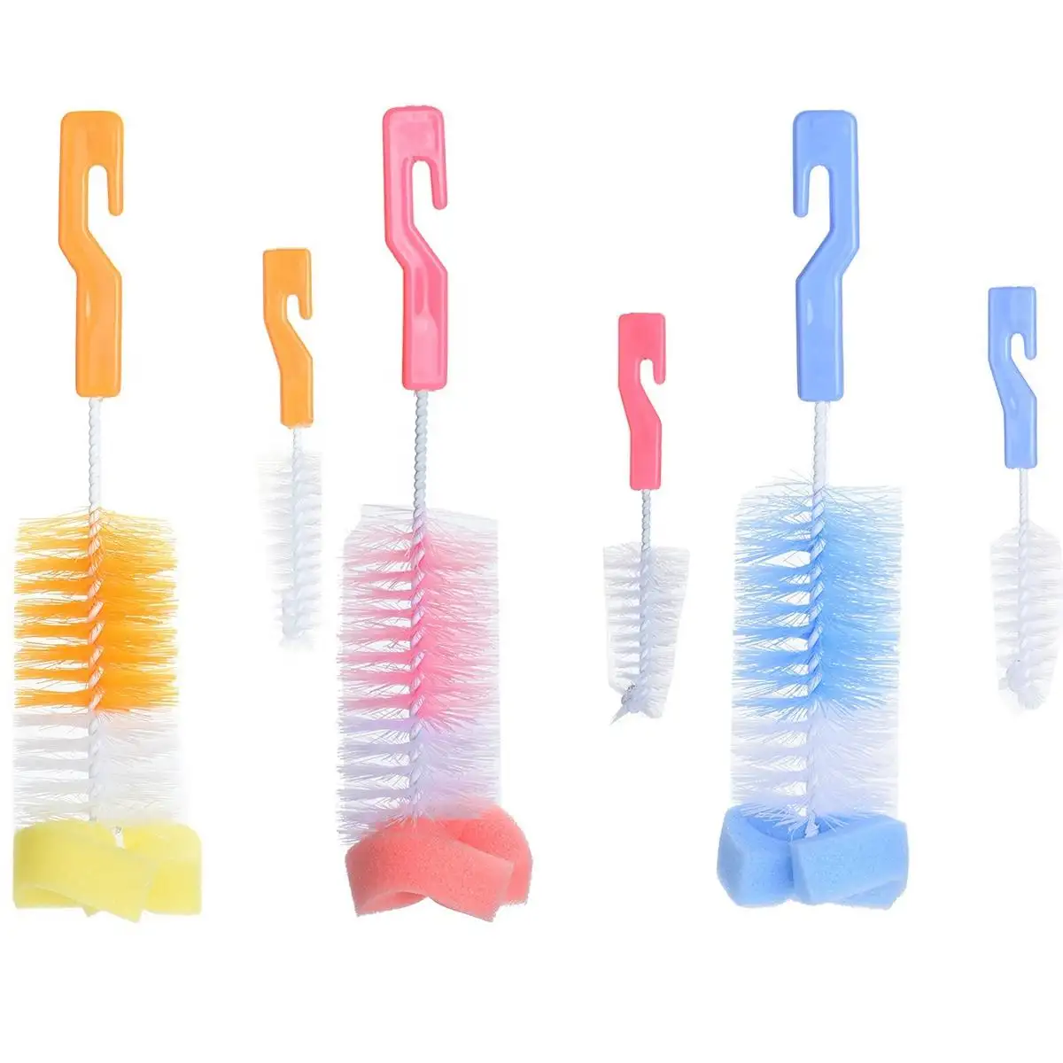 Sponge nipple brush bottle brush cleaner cleaning brush drinking bottle for baby bottle and vacuum flask