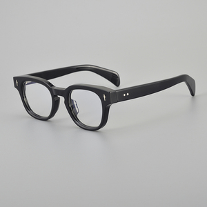 <span class=keywords><strong>JULIEN</strong></span> Nouveauté Lunettes optiques carrées en acétate unisexe pour homme Noir écaille Épaisses Cadres carrés en acétate de mode italienne - Product Image 1