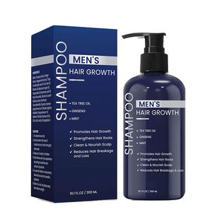 Shampoing Crème Antichute 2-en-1 300ML Formule Végétalienne Ingrédients Végétaliens pour la Croissance Capillaire et le Cuir Chevelu des Hommes Marque Blanche Vente en Gros - Product Image 1