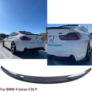 สปอยเลอร์หลังคาร์บอนไฟเบอร์ทรง P สำหรับรถยนต์ BMW ซีรีส์ 4 F36 4 ประตู รุ่นครูเป้ ปี 2014-2019 - Product Image 2