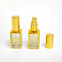 Lot de 100 flacons d'attar vides de 10 ml en verre, qualité supérieure, avec applicateur roll-on, luxe, échantillon gratuit, finition givrée mate