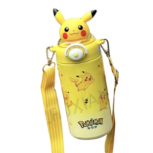 Venta al por mayor Descuentos a granel <span class=keywords><strong>Pika</strong></span> Children's Sunshine Thermos Yellow Tumbler 316 Food Grade Portable Straw Student Cups - Product Image 1