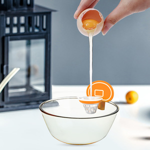 Egg Yolk Separator Basketball Hoop 3 Piece Set <b>Plastic</b> Egg Dividers <b>Kitchen</b> Gadget - Product Image 4