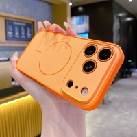 Nouvelles coques de téléphone mates avec charge sans fil pour Samsung Galaxy A07, coque rigide magnétique avec protection de l'objectif de l'appareil photo