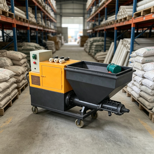 Machine à projeter du mortier pour les bâtiments de bureaux et la construction de murs commerciaux - Product Image 1