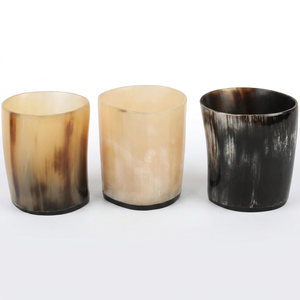 Vaso de Cerveza de Cuerno de Búfalo y Buey, Vaso para Beber de Cuerno Natural de Buey y Búfalo - Product Image 1