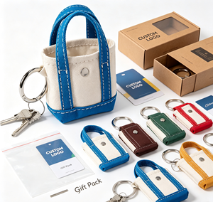 Porte-clés mini sac fourre-tout personnalisé avec logo, breloque légère et portable pour clé de voiture, sac à main, sac à dos, cadeau de vacances - Product Image 4