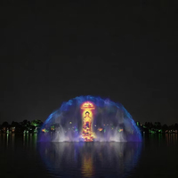 Projecteur laser d'écran d'eau extérieur commercial LISHI, lumières RGB, étanche IP68, garantie 5 ans - Approvisionnement direct usine