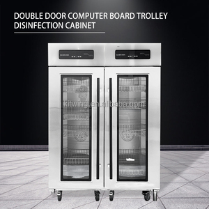 Armoire de désinfection de cuisine professionnelle de haute qualité 800L avec doubles portes grand stockage moteur commercial de base état neuf - Product Image 3