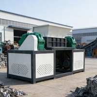 Déchiqueteur de pneus de grande taille de qualité industrielle pour ligne de production de recyclage des pneus usagés, fourni par l'usine