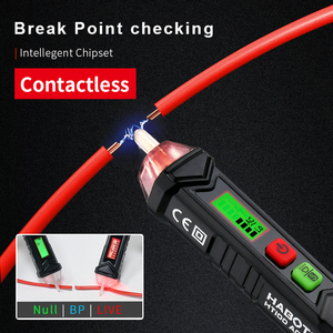 HABOTEST HT100 Digital Multimeter for 3-Digit Display Non-Contact AC <strong>Voltage</strong> Detector <strong>Pen</strong> 1000V Stylish Noval LCD EBay - Product Image 4