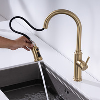 Robinet de cuisine gourmet vintage, rotation à 360 degrés, acier inoxydable 304, pulvérisateur extractible, extension, mélangeur de cuisine, robinets d'évier